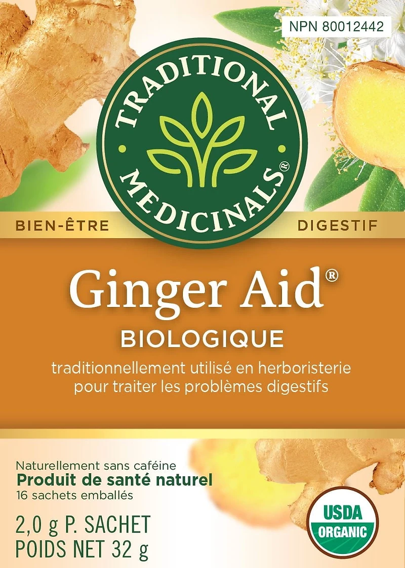 Traditional Medicinals Ginger Aid
