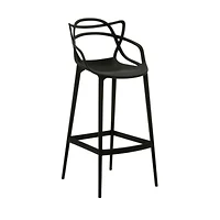 Heavenly Collection Tabouret de comptoir en plastique ENSEMBLE DE 3