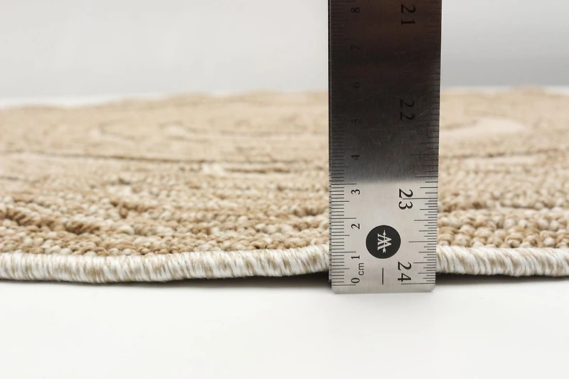 ECARPET Jute Style Area Rug for Bedroom, Living Room, Dining Room Merry Collection