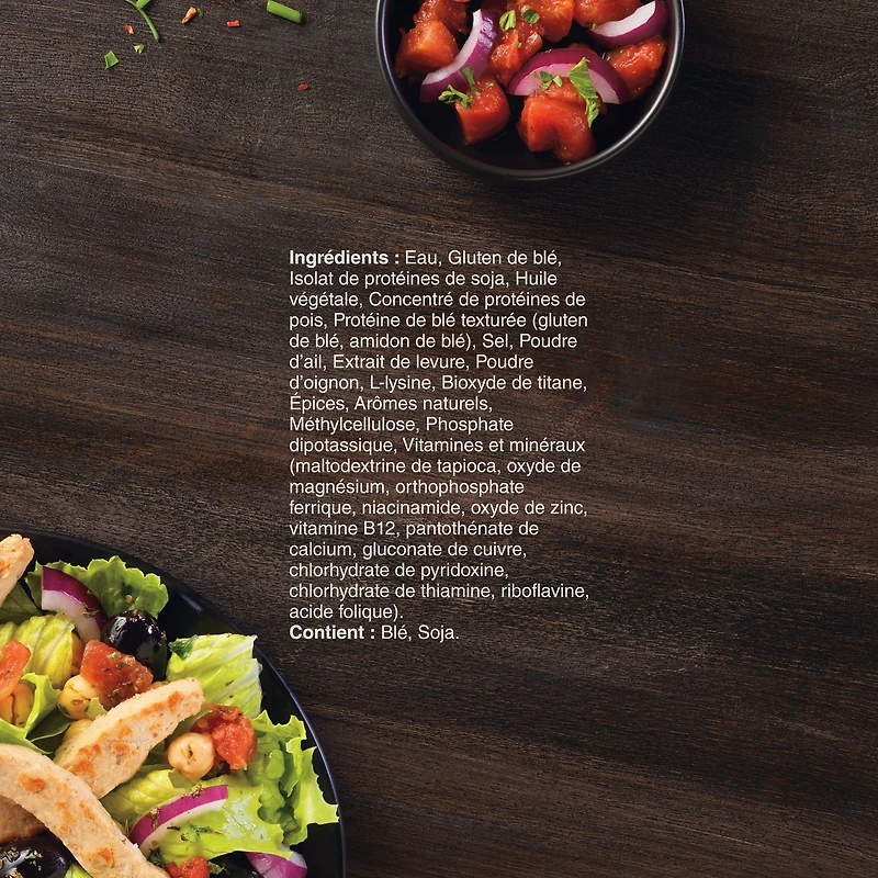 Gardein Suprême Surgelé Lanières de Végé-Poulet, À base de plantes, Végétalien, À savourer au dîner ou au repas, Source de Fer, Sans, 27g de protéines Repas surgelé, 397g