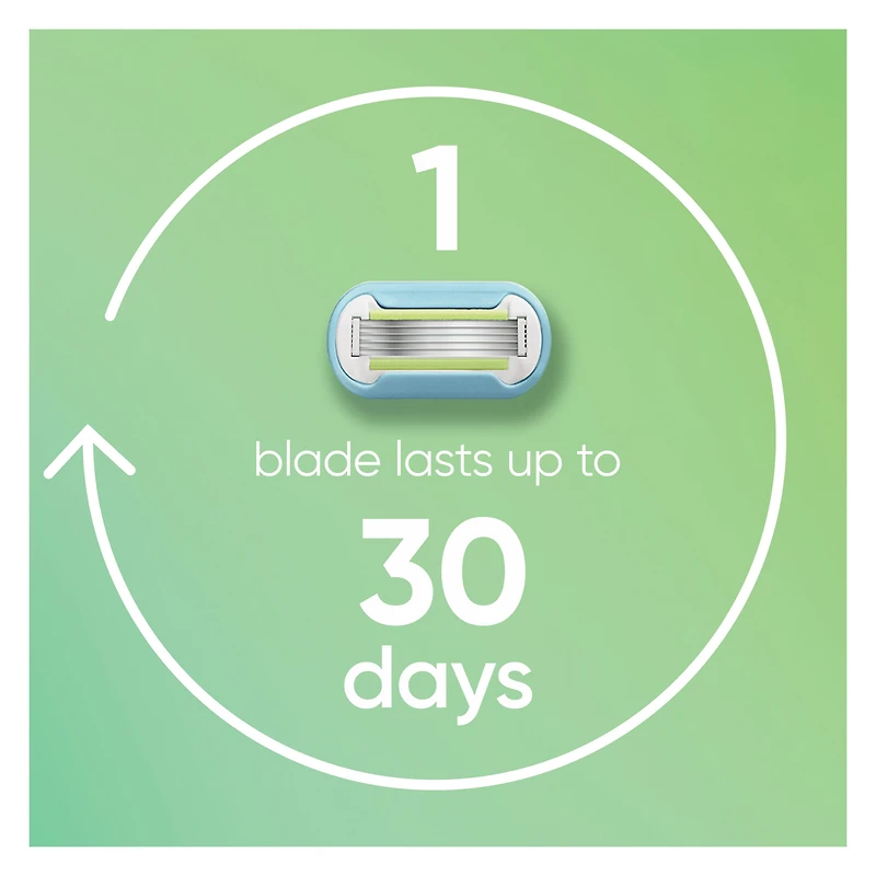 Gillette Venus Extra Smooth Women’s Razor Blades, 5-Bladed Razor Refills, 8CT