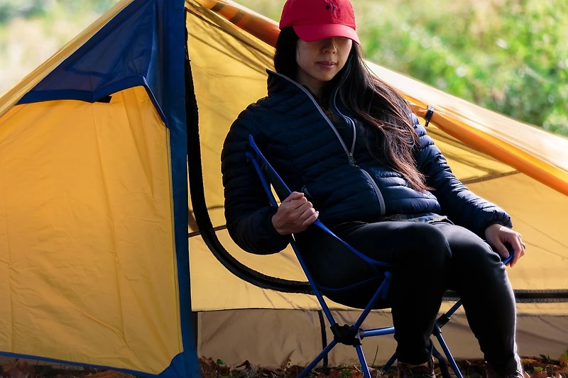 Ozark Trail Backpacking Camping Chair, Adult, Black