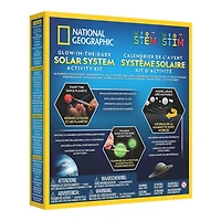 National Geographic: Glow in the Dark Solar System – Educational STEM Kit for Kids Ages 6+, Solar System