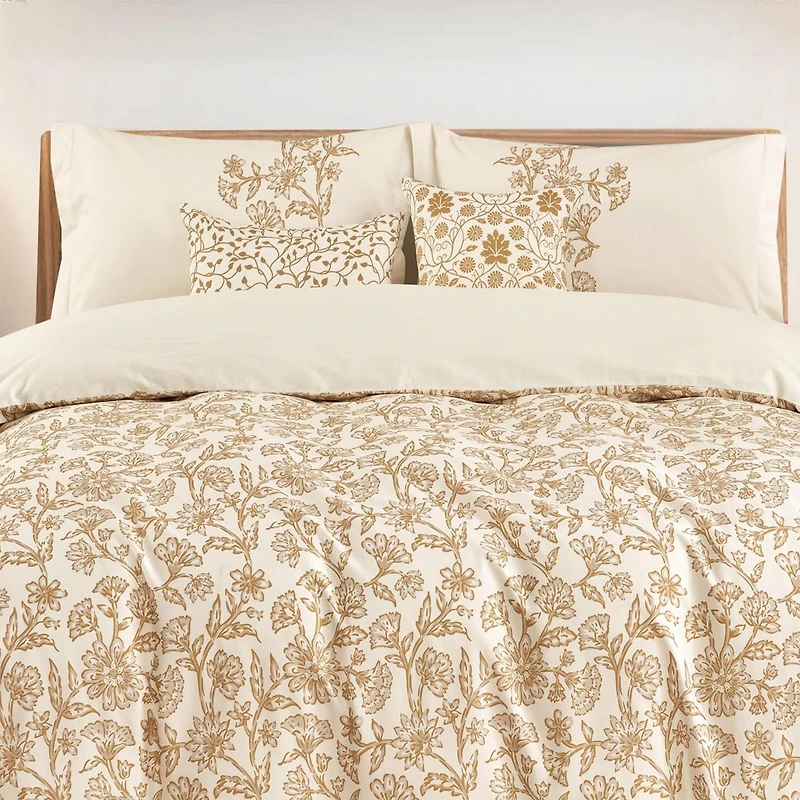 Ensemble de housse de couette 3 pièces Johnson Home - Coton 200 fils, léger et lavable en machine