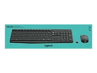 Logitech MK235 Wireless Keyboard and Mouse Grey, French