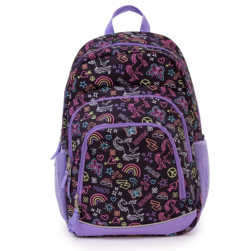 Jetstream Multi-Compartment Backpack with Front Pockets & Mesh Sides, School Back Pack