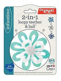 Infantino Boucles de dentition et BALL boule de dentition en silicone