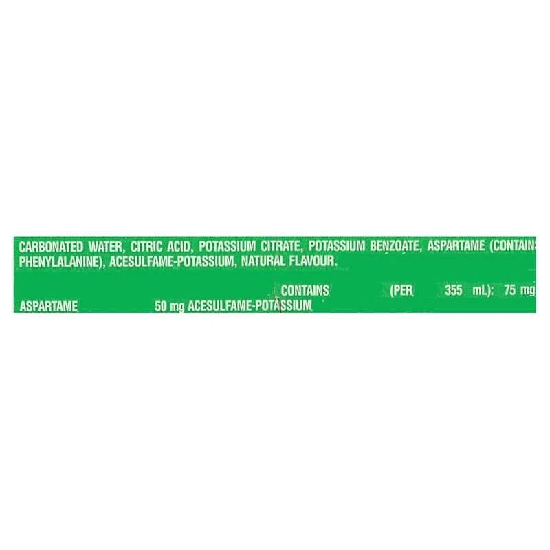 Sprite Zéro Fridge Pack Cannettes, 355 mL, 12 Pack 12 x 355 ml