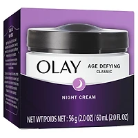 Crème de nuit classique Olay Défi au temps, hydratant pour le visage 56G