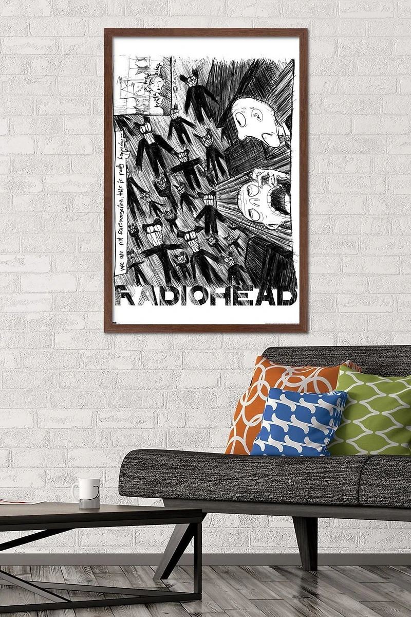 Radiohead - Scribble Wall Poster