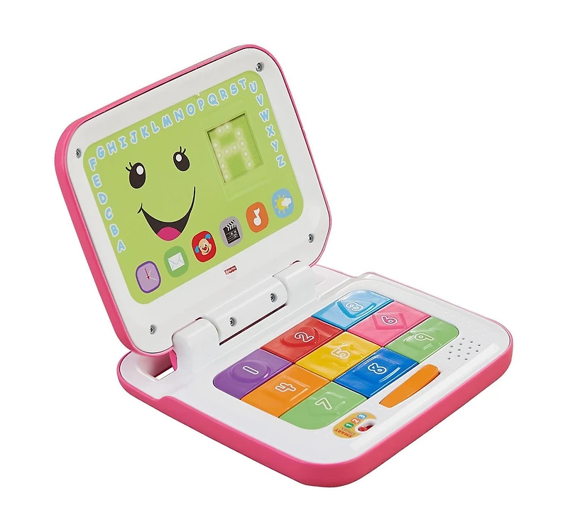 Ordinateur Éveil Progressif Rires et Éveil de Fisher-Price en rose
