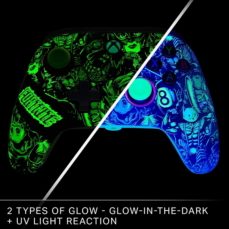 PowerA Advantage Wired Controller for Xbox Series X|S - Fortnite Glow