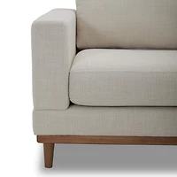 Better Homes & Gardens Springwood - Sofa avec cadre en bois de 210 cm, miel clair