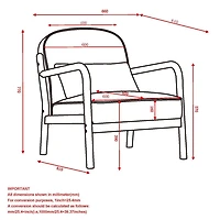 Milieu du siècle moderne Tissu Bouclé Fauteuil, Tissu - Blanc et Noyer