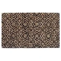 Tapis De Porte En Fibre De Coco, Motif Marocain De Jardin