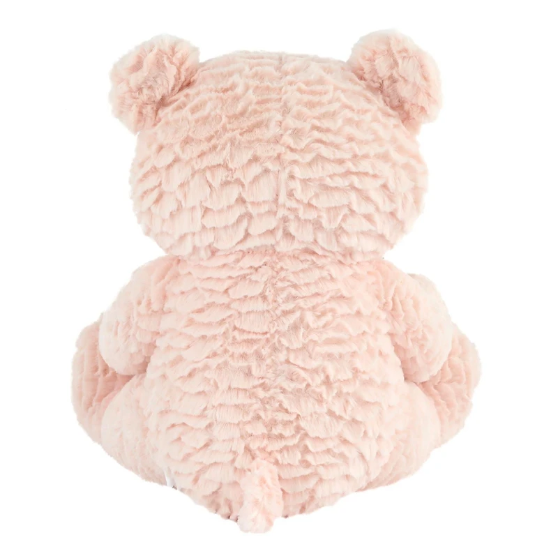 Way To Celebrate Valentine’s Day Large Goldie Heart Bear, Pink