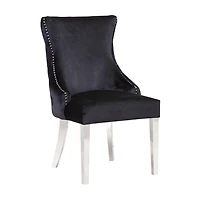 STONEFORT CHAIR – STEEL in Black SET OF 2