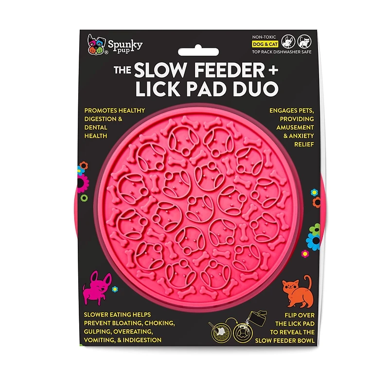 Slow Feeder - Lick Pad Combo Dog Toy