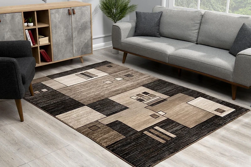 Rug Branch Montage Collection Modern Geometric Runner Area Rug