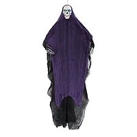 7 FT Hanging Lighted Ghost - Purple