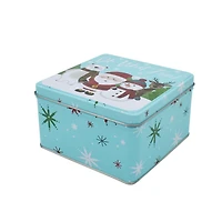 Holiday time Square Tin Small