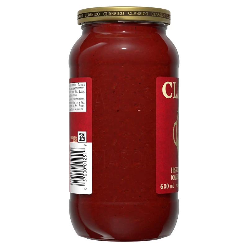 Classico Fire Roasted Tomato Garlic 600ML, Spreads