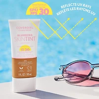 Clean Fresh Blurring Skin Tint, Liquid Foundation, Soft Matte Finish, Smooths, Brightens, Blurs Pores, Mineral Sunscreen, Vegan Formula, skin-loving formula