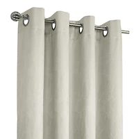 Ethal 100% Blackout Grommet Curtain Panel Pair 52" x 95" each in White