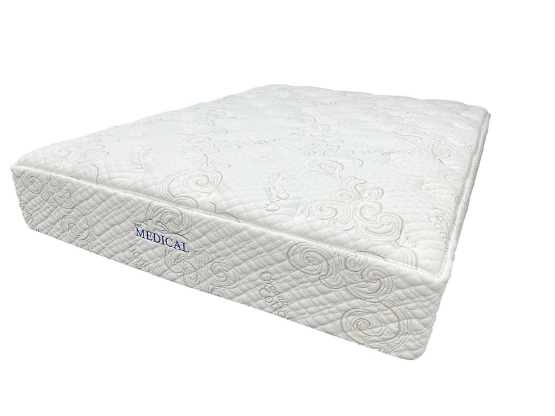NSC Medical - Matelas lit 1 place hybride de en latex et à ressorts ensachés