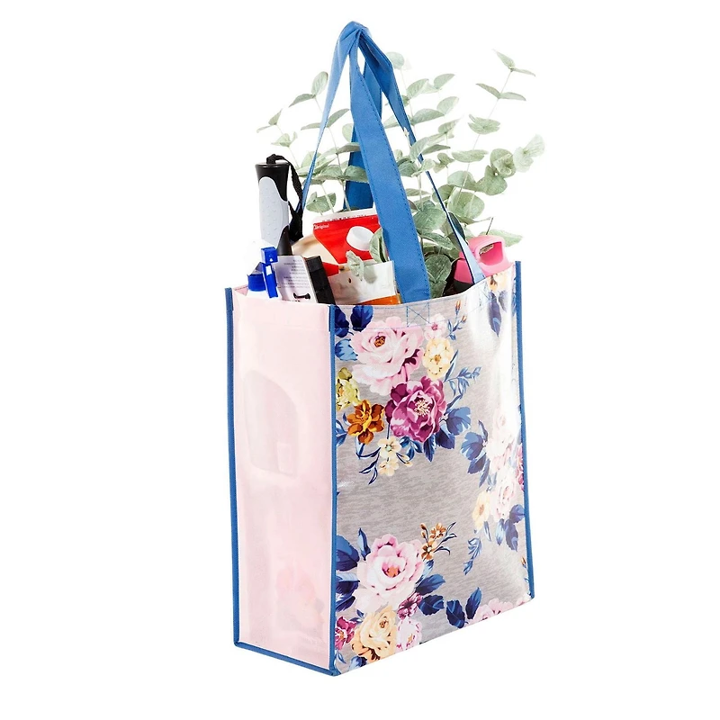 Sac d’épicerie réutilisable avec poignées, Sac réutilisable pour les courses