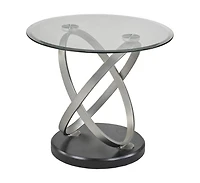 Ensemble café Rowan 3 pièces, noir/argent.