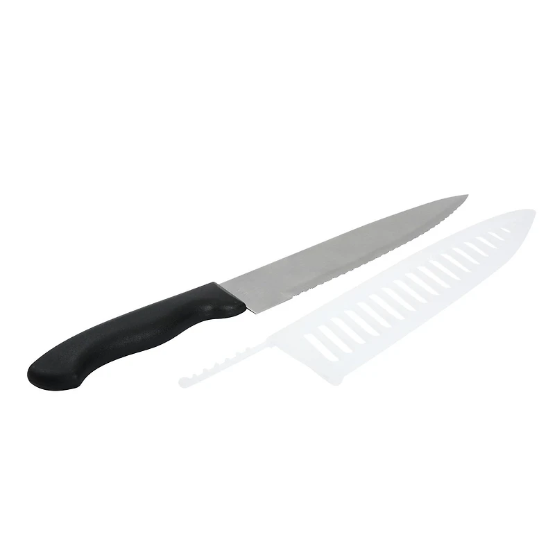 Couteau de cuisine Mainstays en acier inoxydable de 8 po Couteau en acier inoxydable MS