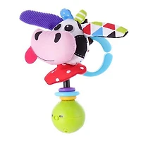 Hochet 'Shake me' Vache. Hochet électronique (piles incluses)