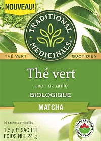 Traditional Medicinals The vert Matcha