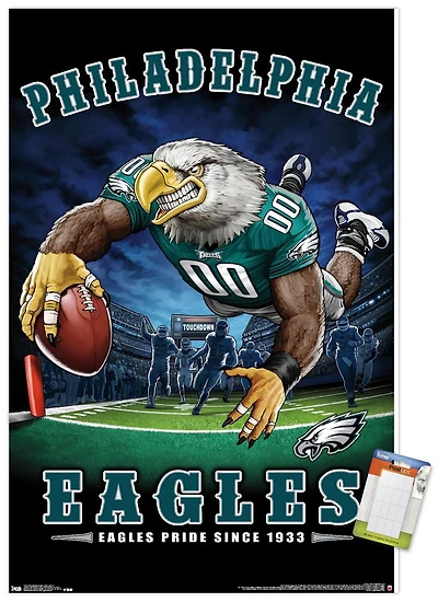 NFL Philadelphia Eagles - End Zone 17 Wall Poster, 22.375" x 34"