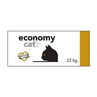 Economy Cat Clumping Cat Litter is made with 100% Natural Clay. Fragrance Free, clumps hard and fast for easy waste removal.