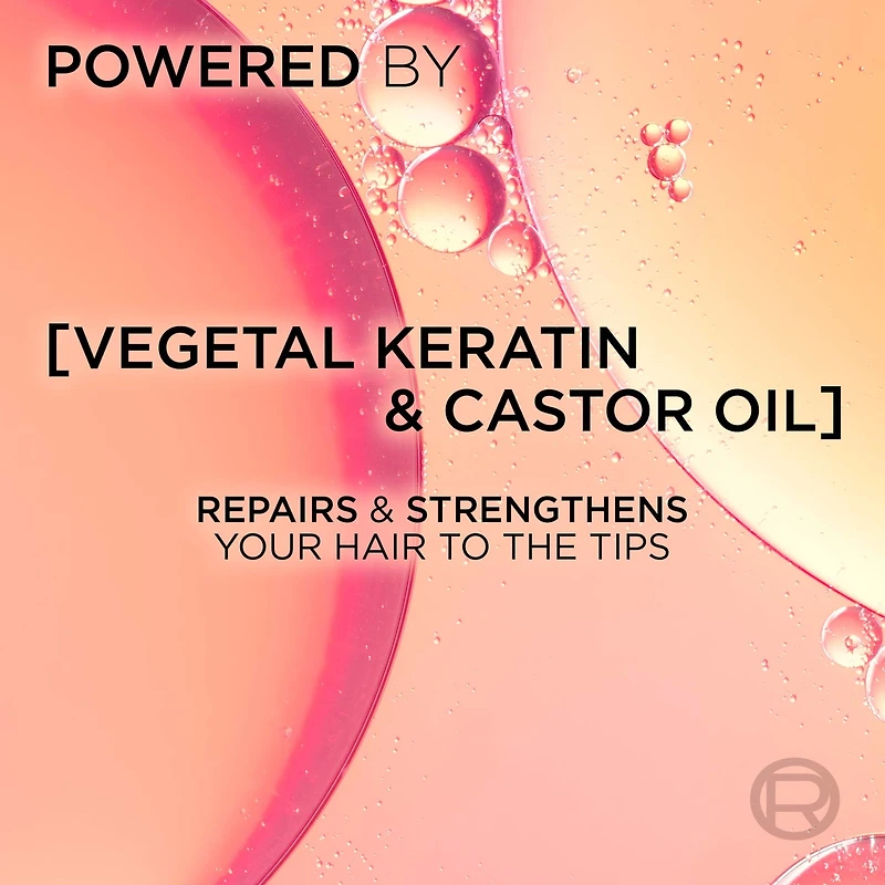 L'Oréal Paris Hair Expertise Dream Lengths Split End Sealing Shampoo, With Castor Oil and Vegetal Keratin for Long, Damaged Hair, 591ml