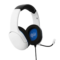 PDP AIRLITE Pro Wired Headset: Frost White For PlayStation 5, PlayStation 4, PlayStation
