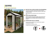 Serre de luxe de style walk-in VegTrug