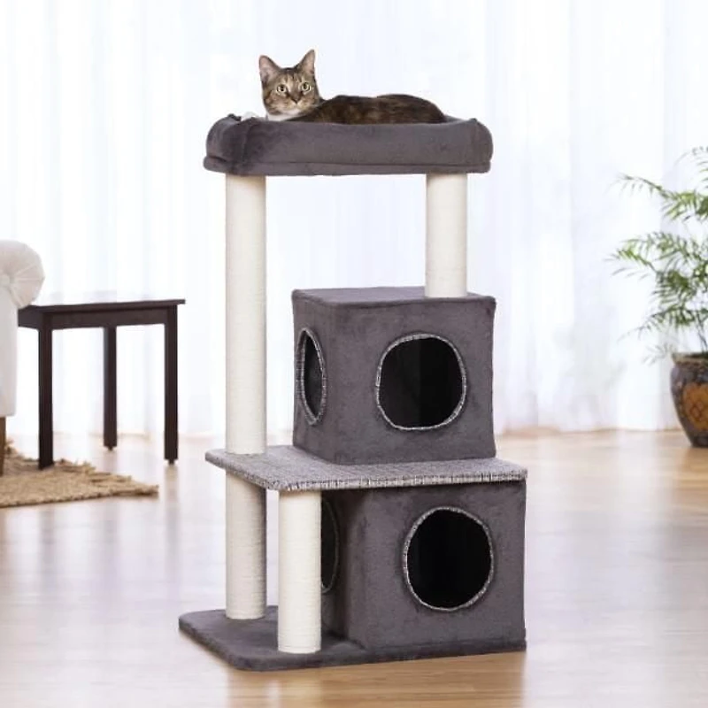 Arbre à chat Prevue Pet Mod Lounge avec refuge