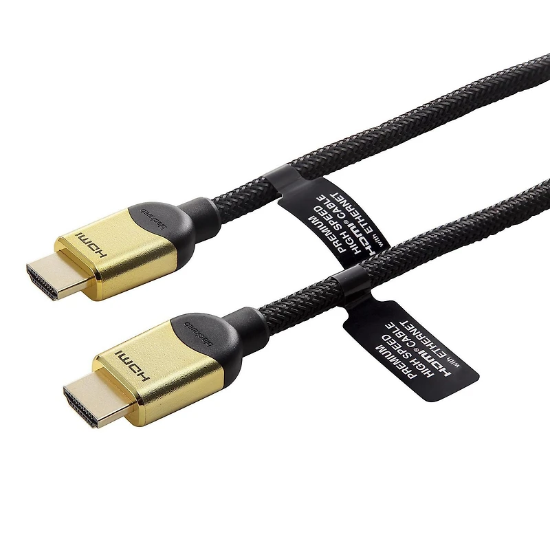 Câble HDMI Premium 4K de 1,2 m (1,2 pi) blackweb (Noir)