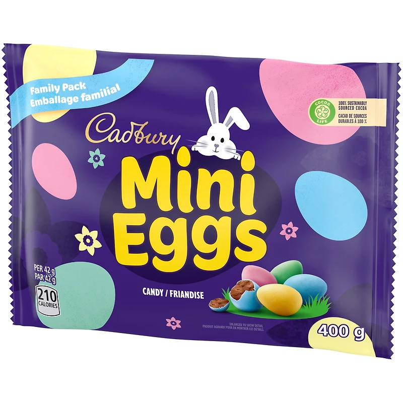 Friandises Cadbury Mini Eggs Pour Pâques (Emballage Familial)