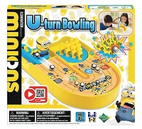 Epoch Games Minions U-Turn Bowling, jeu d'action miniature sur table pour les 4 ans et plus