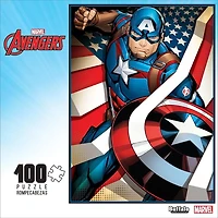Buffalo Games - Marvel - Captain America - 100 Piece Jigsaw Puzzle