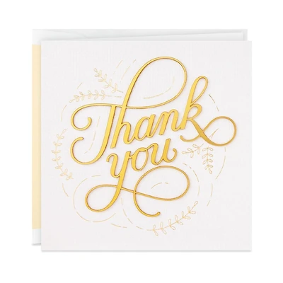 Hallmark Signature Thank You Card, Thank You So Much (Nurses Day Card, Teacher Appreciation, Healthcare Worker Gift)