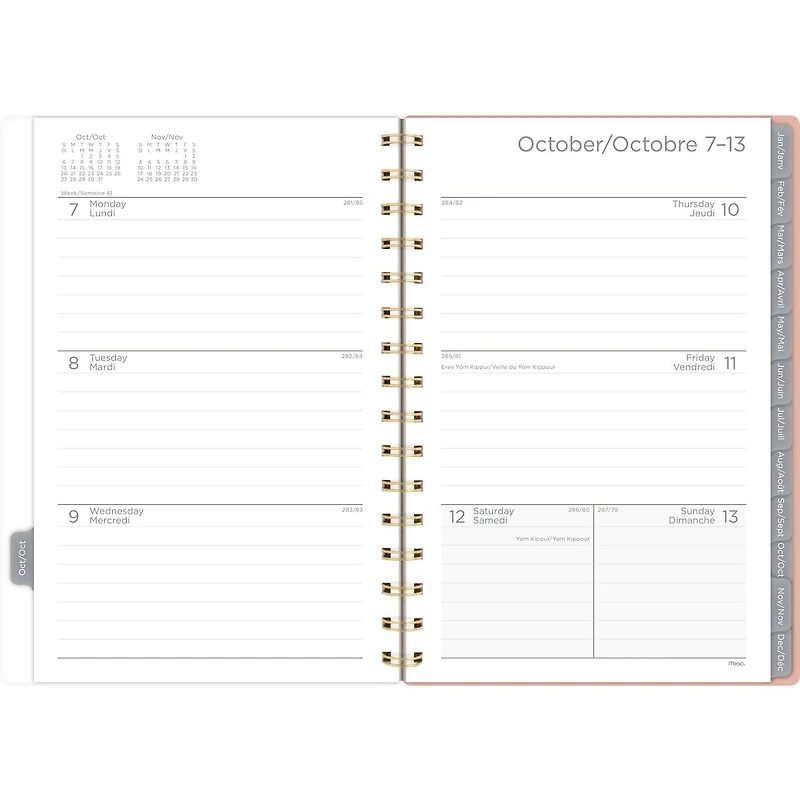 Mead Rose Garden Small Weekly/Monthly Planner, Planner