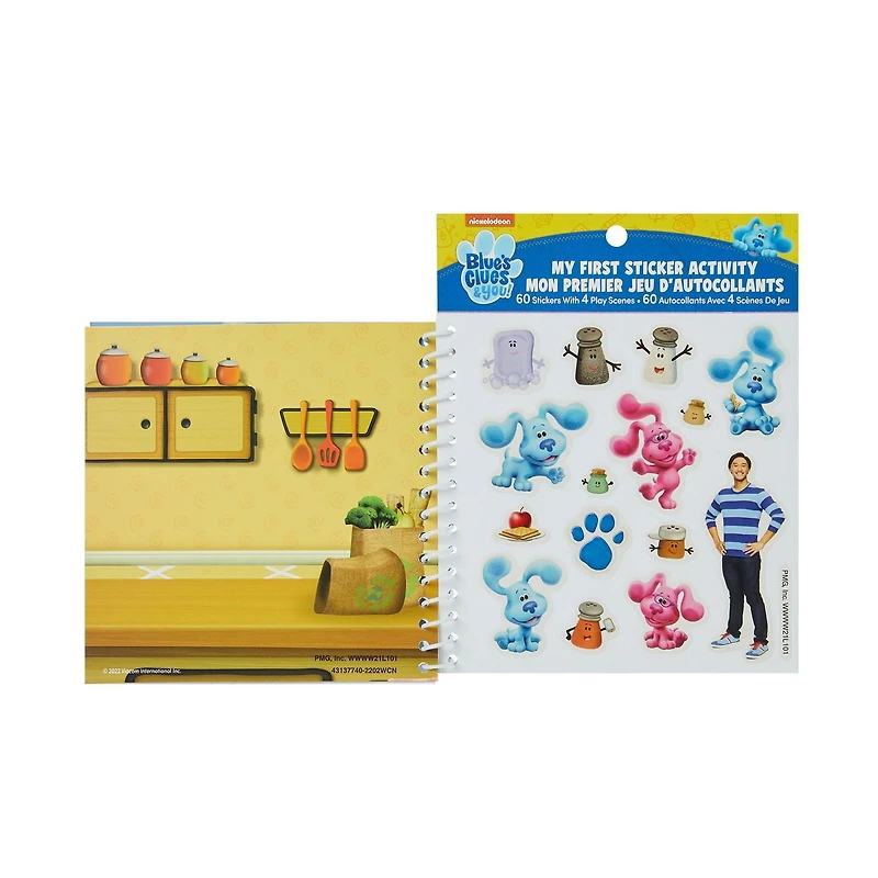 Blues Clues Mon Premier Cahier d'Activités Autocollant Autocollant Blues Clues
