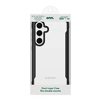 Étui à double couche pour téléphone Samsung Galaxy S24 5G de onn.