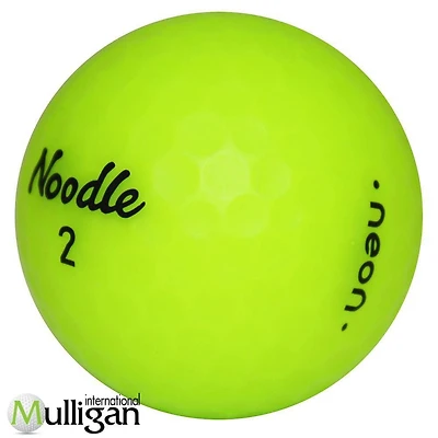 Mulligan - 12 balles de golf récupérées Noodle Neon Mat 5A, Vert