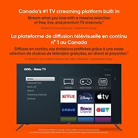 onn. 32” FHD 1080p Roku Smart TV (100122566-CA), 3 HDMI, 60 Hz